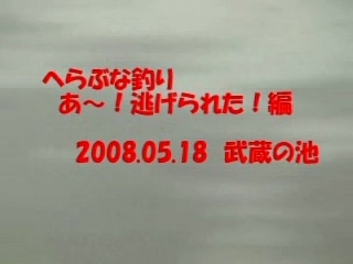 あ～！逃げられた編