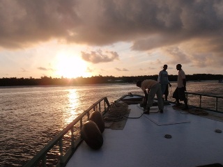 ボウズの夕日は沁みるのです