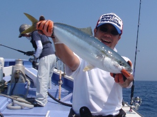 トップで釣れたそうです