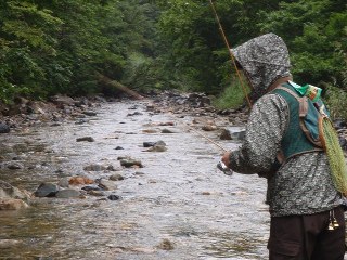 雨で釣れるといいなぁ