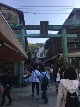 江島神社の参詣道です